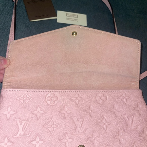 Louis Vuitton Twinset Crossbody Monogram Empreinte Rose Ballerine - Picture 7 of 13